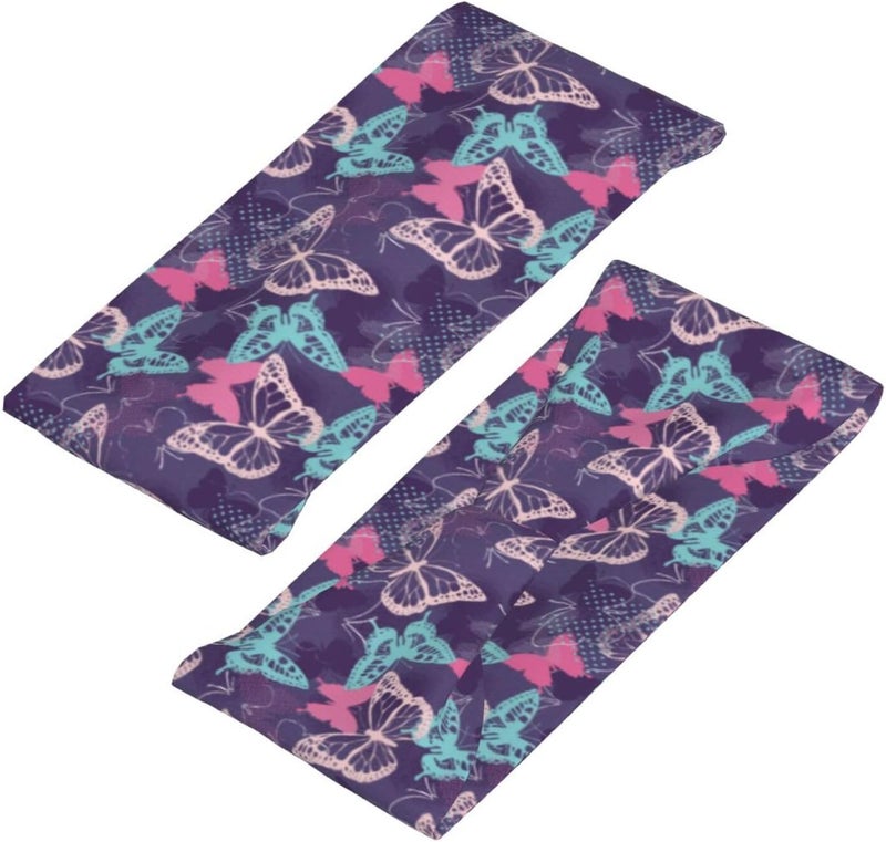 Gianlaima Sports Sweatband Head Bands for Women Men Sweat-Absorbing Headbands Suitable for Running Yoga Fitness Football Exercise - Image 2
